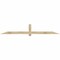 Ekena Millwork Eugene Rough Sawn Timber Gable Bracket, Douglas Fir, 96"W x 16"H x 2"D x 4"F, 4/12 Pitch GBW096X16X0204EUG00RDF - alternate 1